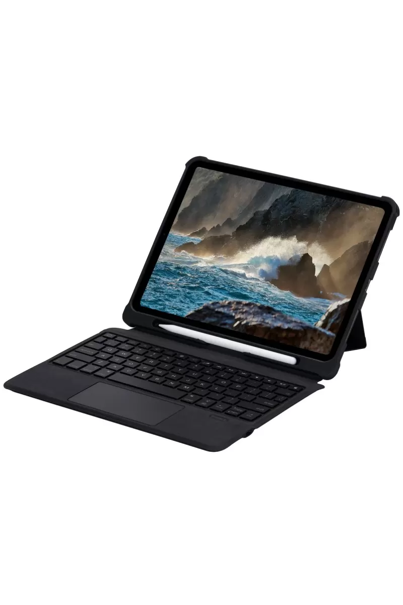 Newface Apple T5207D iPad Pro 11 (2022) Kılıf İnter Ledli Klavyeli Tablet Kılıfı - Siyah
