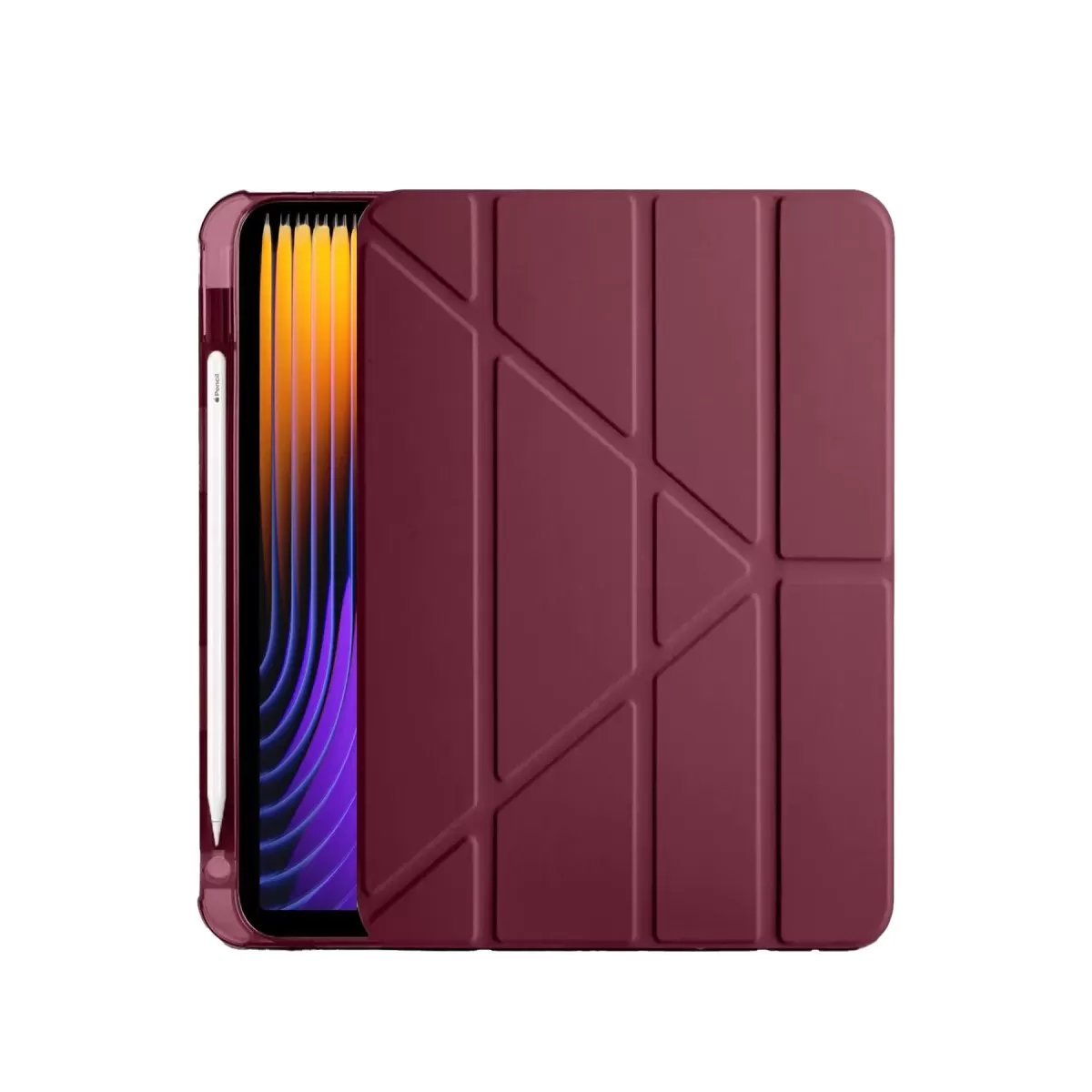 Newface Xiaomi Pad 7 Pro Kılıf Kalemlikli Mars Tablet Kılıfı - Mürdüm