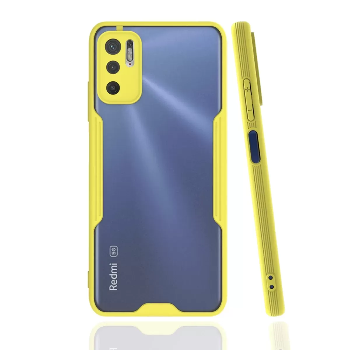 Newface Xiaomi Redmi Note 11 SE Kılıf Platin Silikon - Sarı