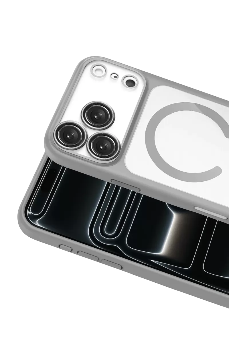 Joko Apple iPhone 17 Pro Chrome Magsafe Kapak - Gümüş