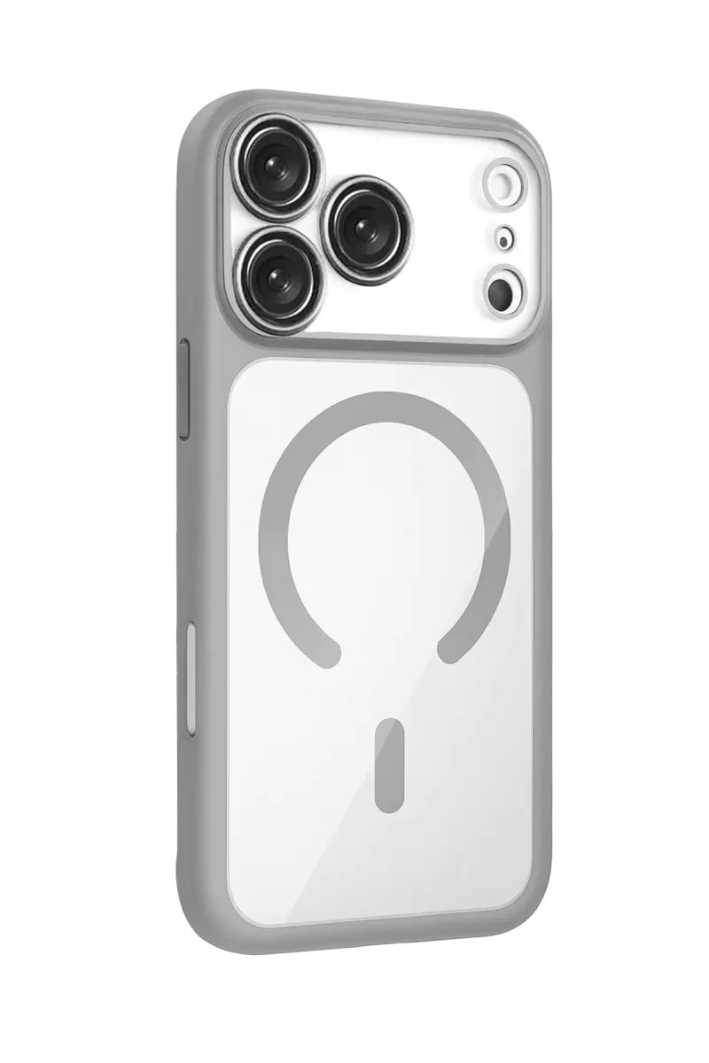 Joko Apple iPhone 17 Pro Chrome Magsafe Kapak - Gümüş