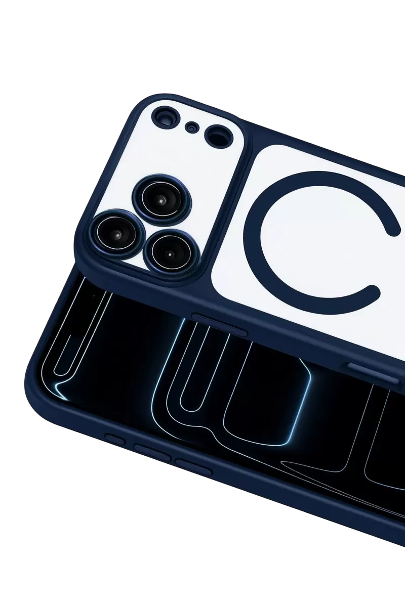 Joko Apple iPhone 17 Pro Chrome Magsafe Kapak - Lacivert