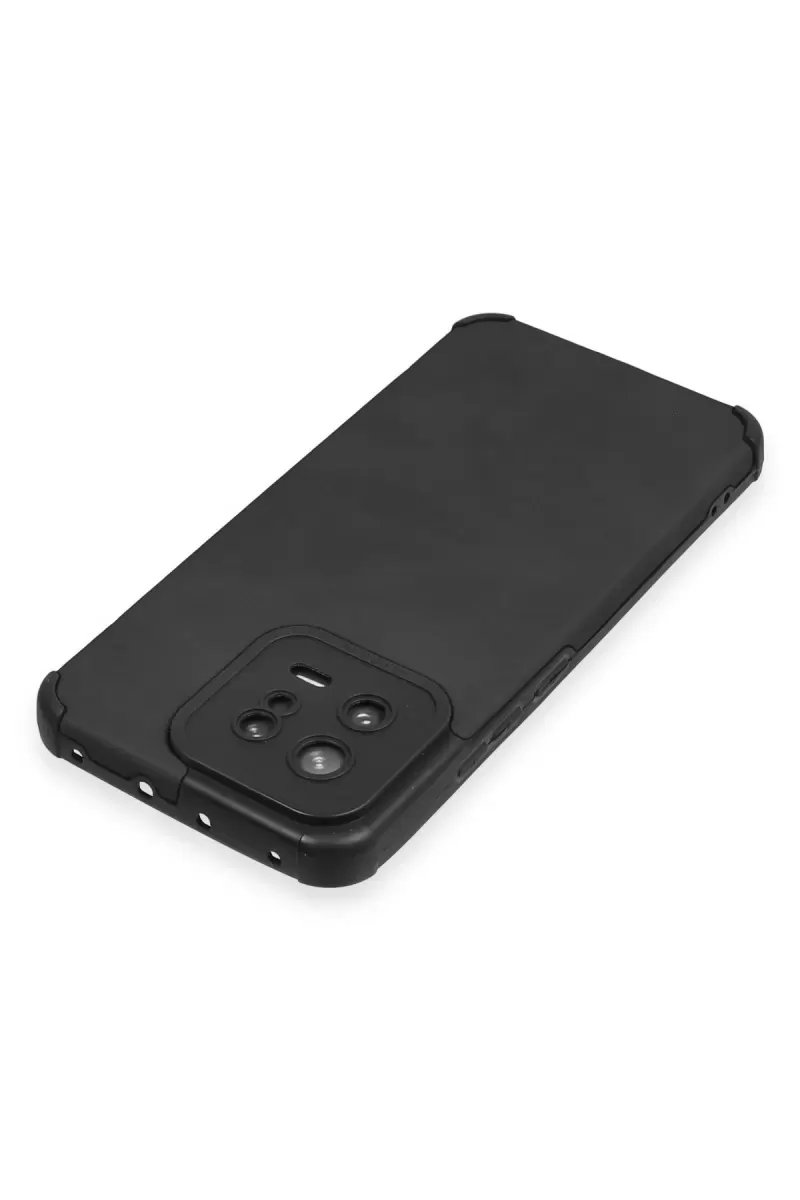 Newface Xiaomi Mi 13 Kılıf Loop Deri Silikon - Siyah