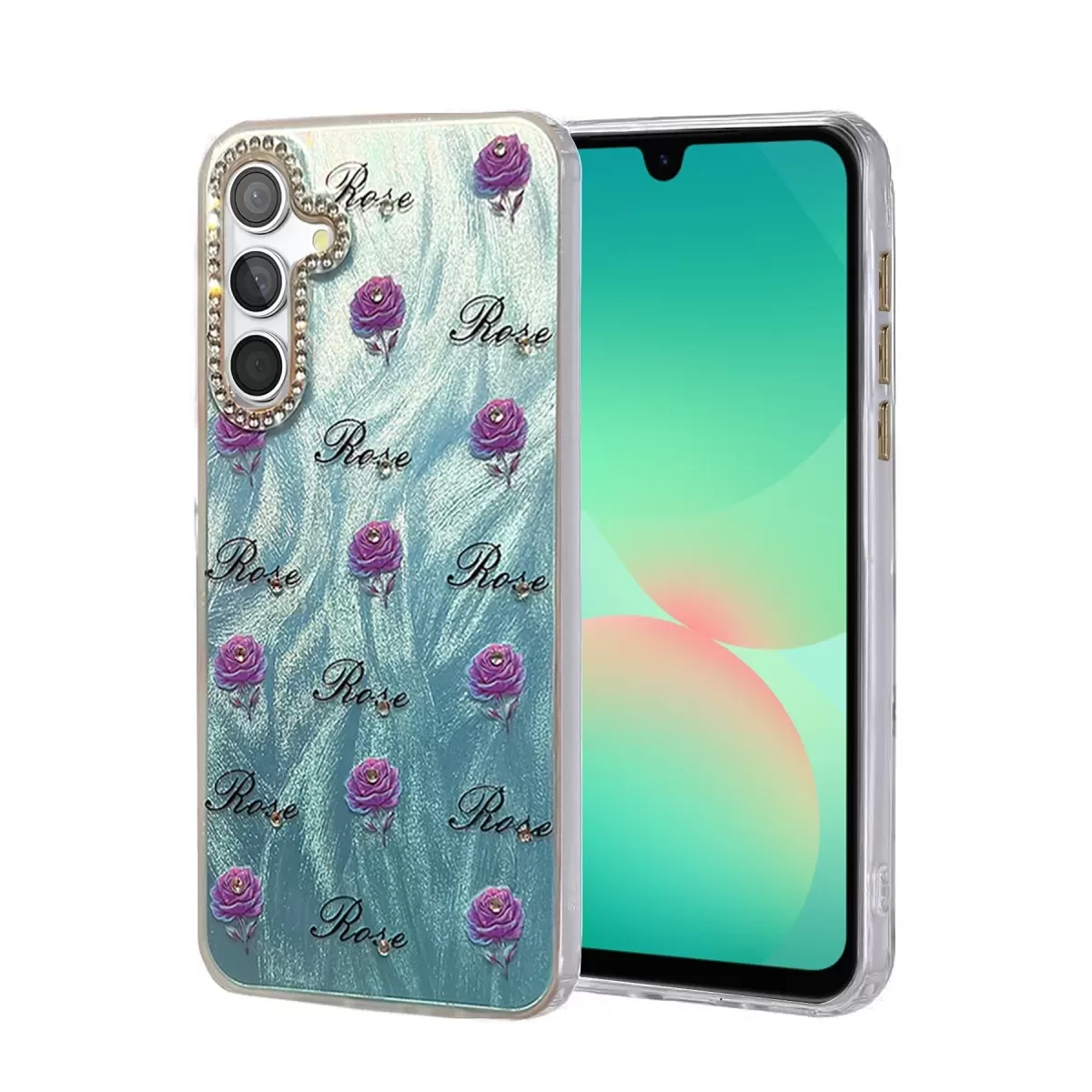 Newface Samsung Galaxy A26 Kılıf Blade Aynalı Desenli Kapak - Desen 9