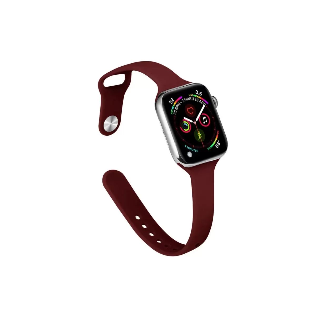 Newface Apple Watch 42mm Klasik Kordon - Bordo