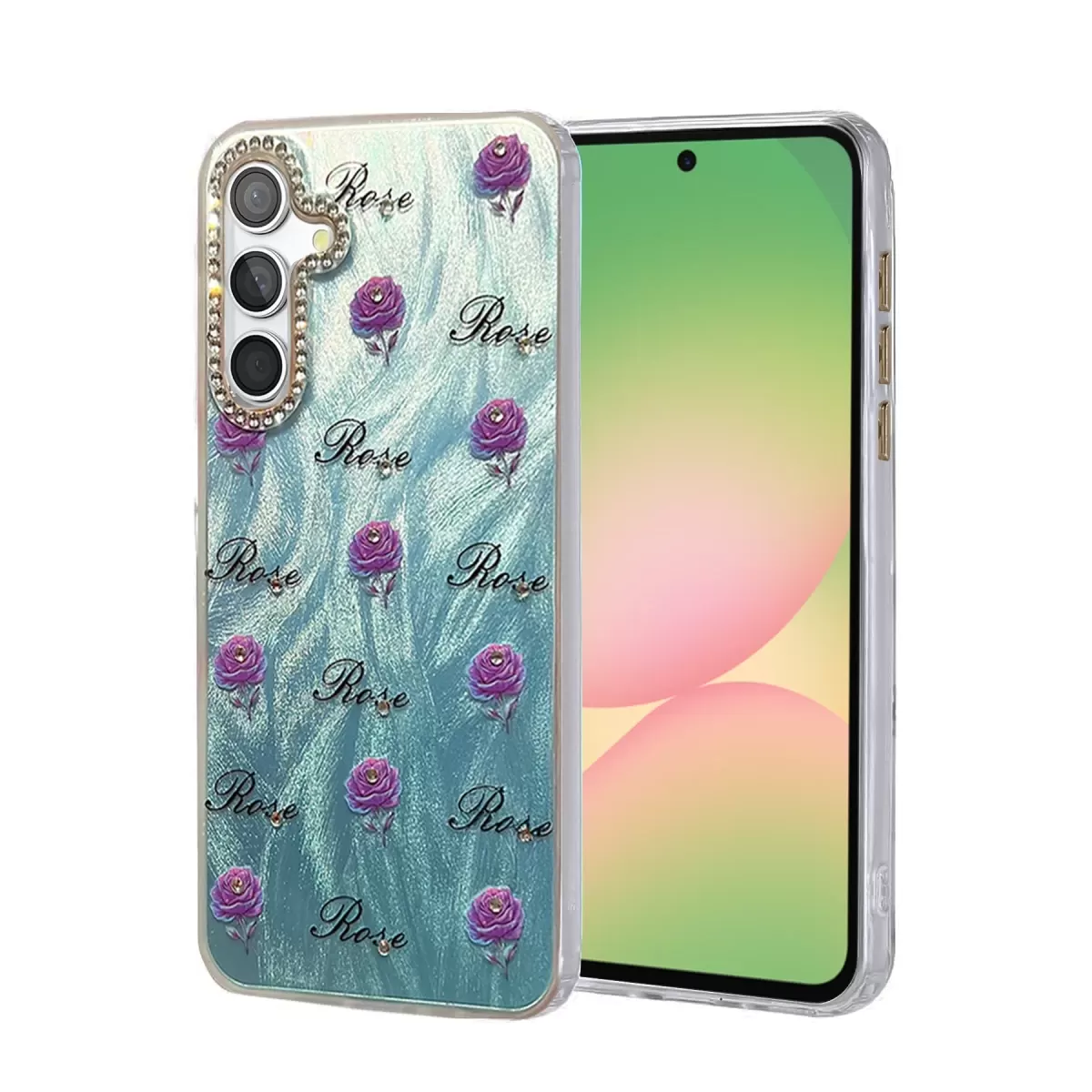 Newface Samsung Galaxy A56 Kılıf Blade Aynalı Desenli Kapak - Desen 9