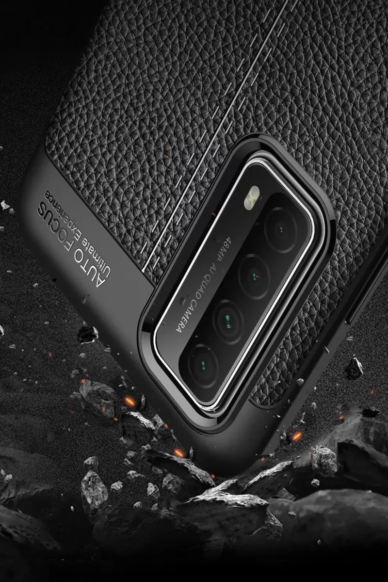 Newface Huawei P Smart 2021 Kılıf Auto Focus Kapak - Lacivert