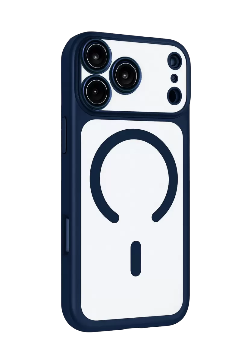 Joko Apple iPhone 17 Pro Max Chrome Magsafe Kapak - Lacivert