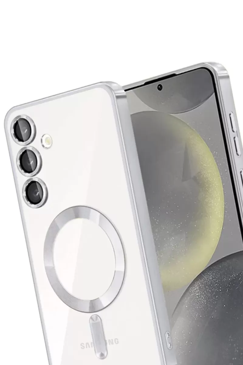 Newface Samsung Galaxy A54 5G Kross Magneticsafe Kapak - Gümüş