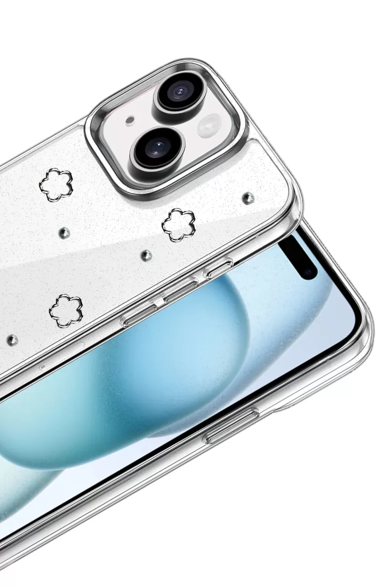 Newface Apple iPhone 15 Plus Fiyonk Desenli Kapak - Desen 2