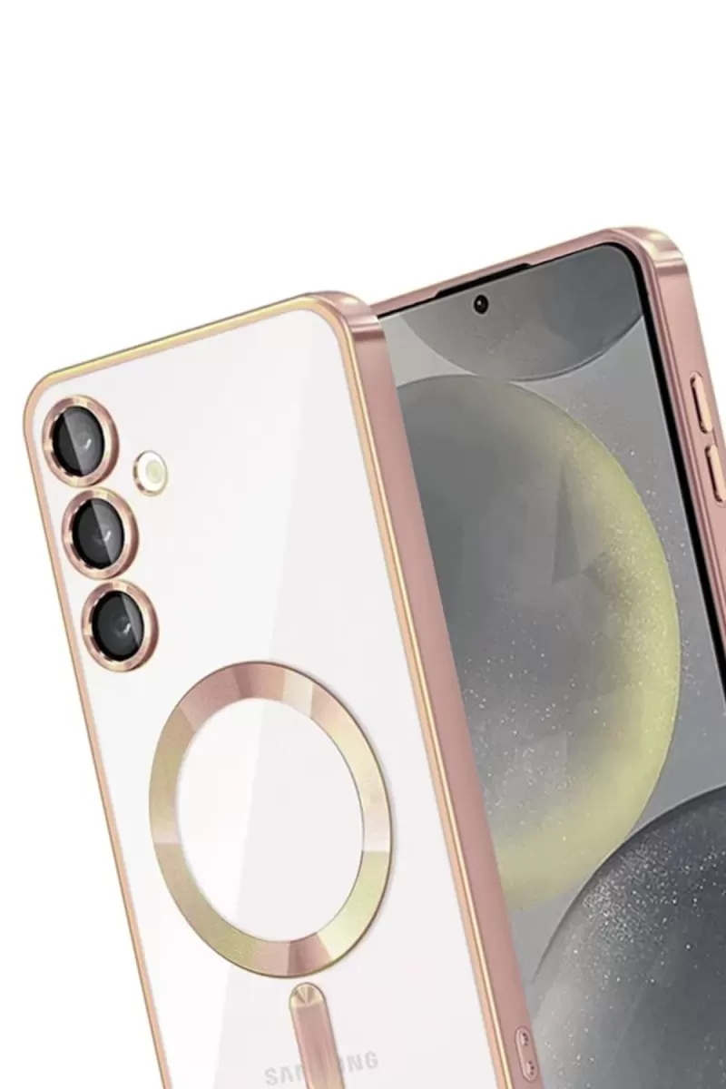 Newface Samsung Galaxy A36 Kross Magneticsafe Kapak - Rose