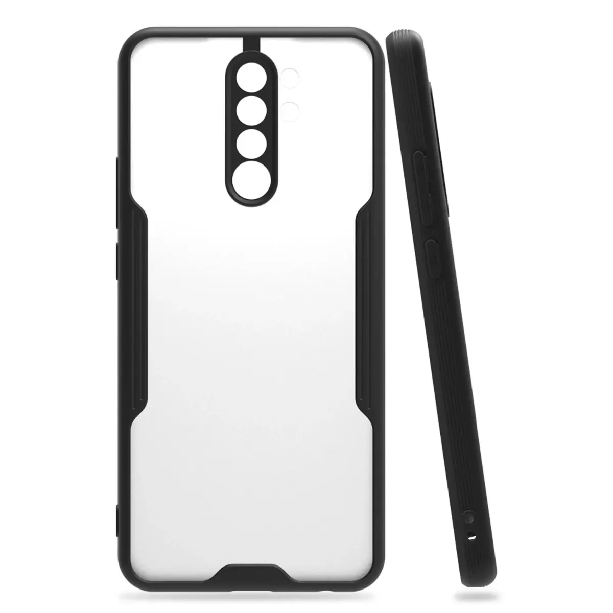 Newface Xiaomi Redmi 9 Kılıf Platin Silikon - Siyah