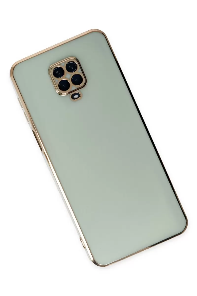 Newface Xiaomi Redmi Note 9 Pro Kılıf Volet Silikon - Açık Yeşil