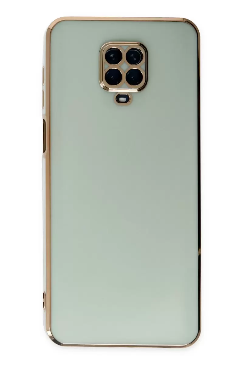 Newface Xiaomi Redmi Note 9 Pro Kılıf Volet Silikon - Açık Yeşil