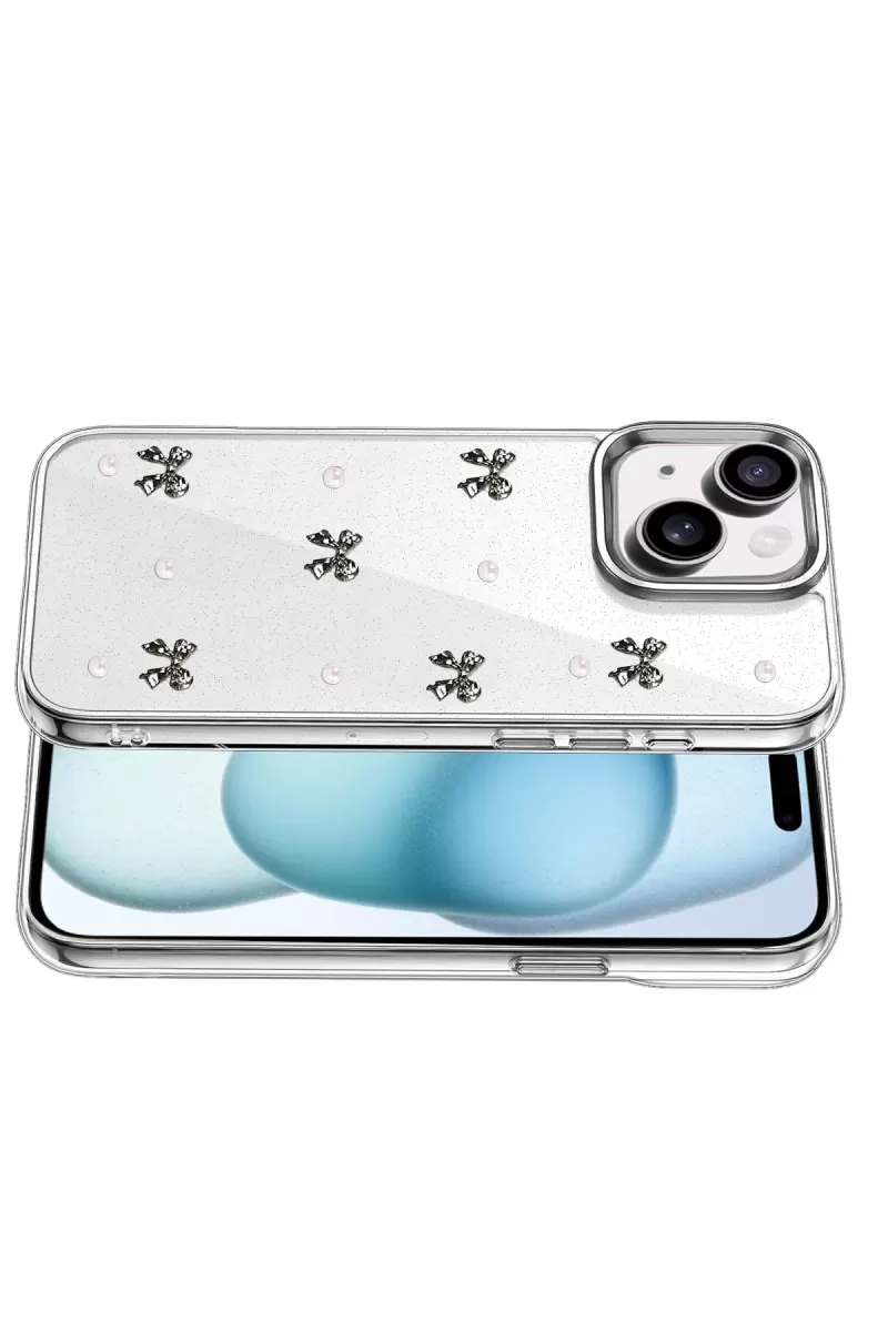 Newface Apple iPhone 15 Plus Fiyonk Desenli Kapak - Desen 8