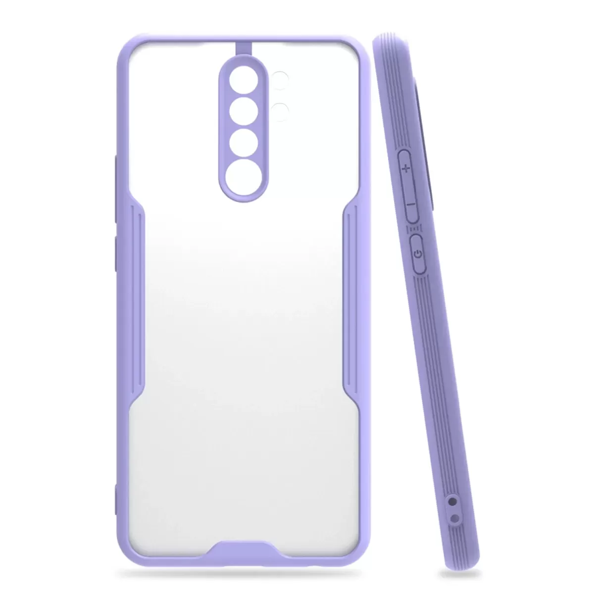 Newface Xiaomi Redmi 9 Kılıf Platin Silikon - Lila