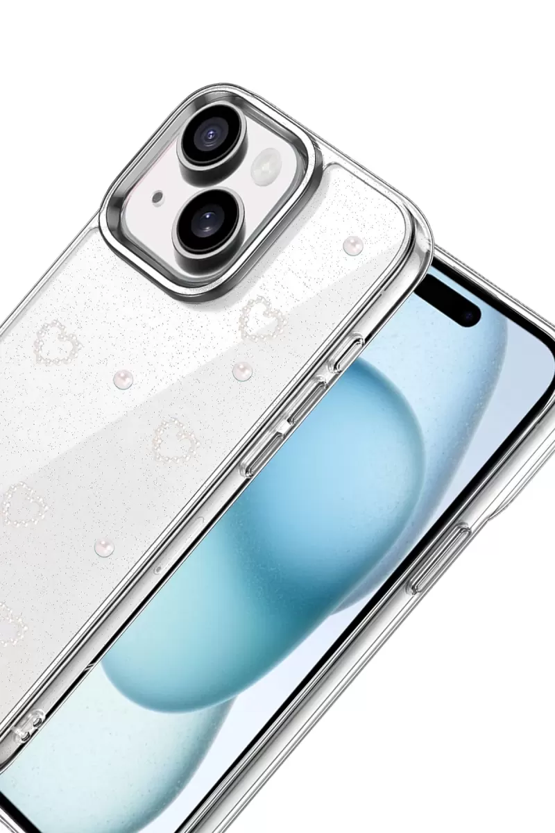 Newface Apple iPhone 15 Plus Fiyonk Desenli Kapak - Desen 10