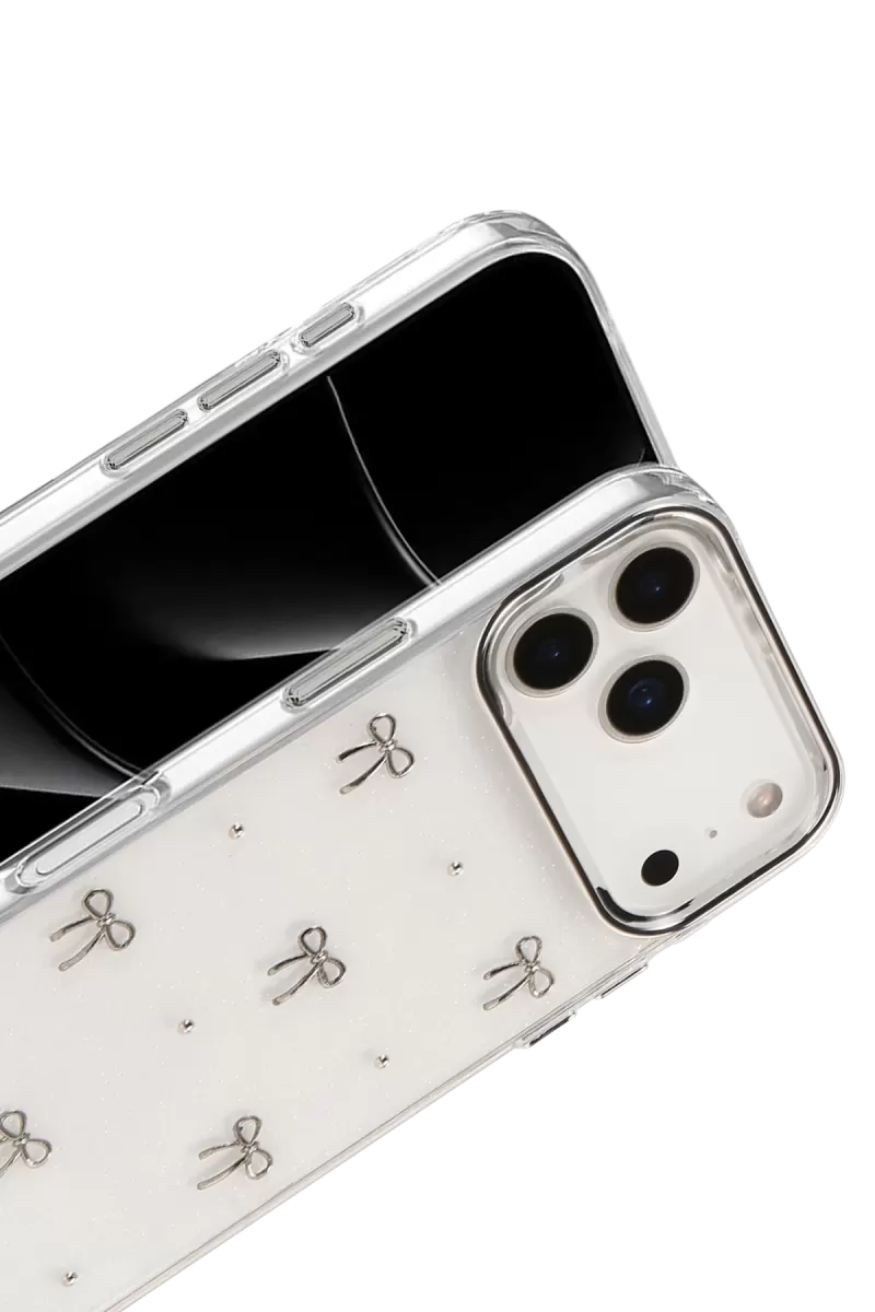 Newface Apple iPhone 17 Pro Max Fiyonk Desenli Kapak - Desen 5