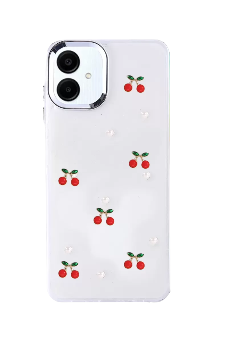 Newface Samsung Galaxy A07 4G Fiyonk Desenli Kapak - Desen 9