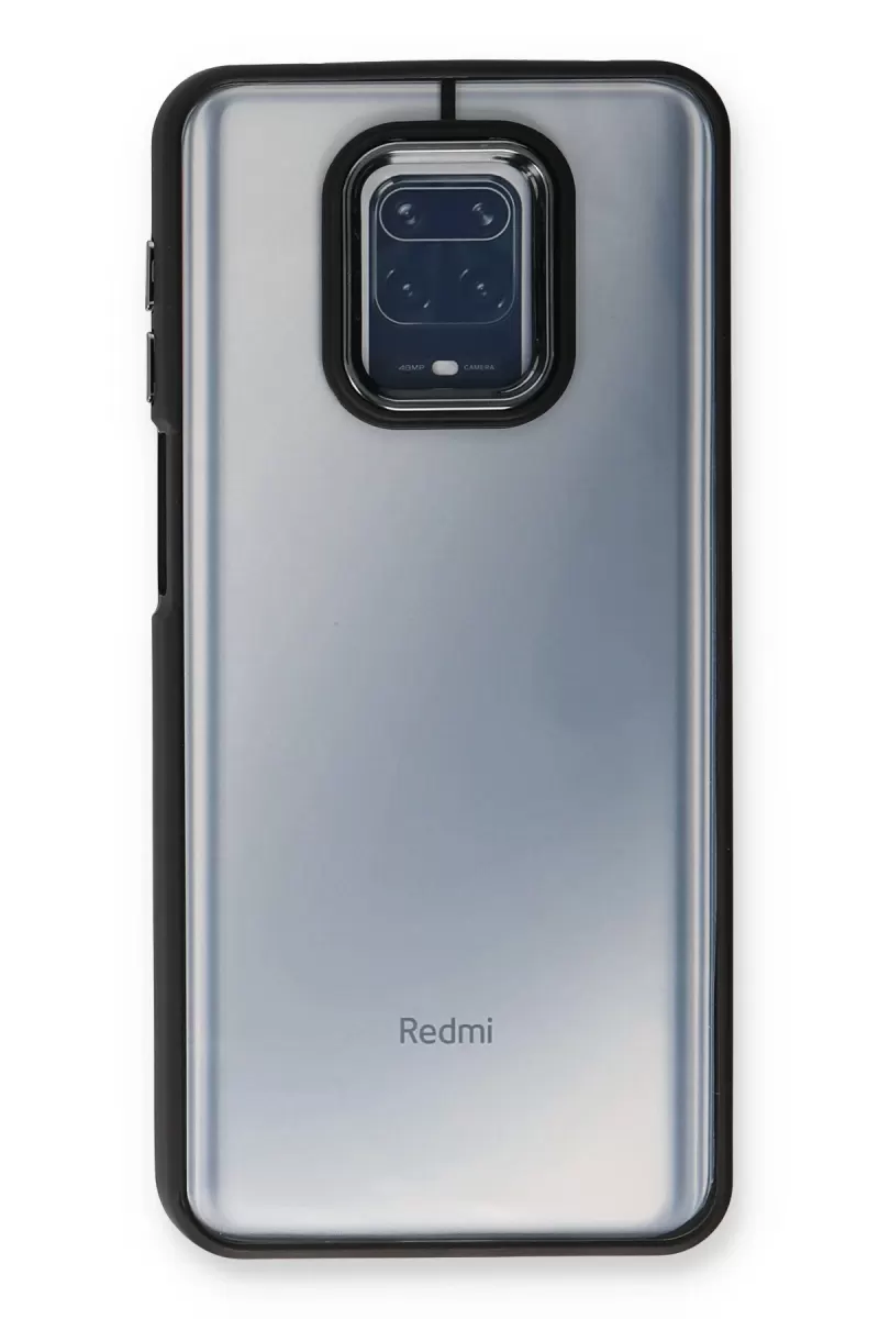 Newface Xiaomi Redmi Note 9 Pro Kılıf Dora Kapak - Siyah