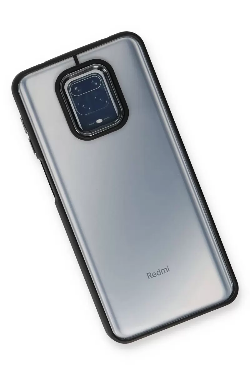 Newface Xiaomi Redmi Note 9 Pro Kılıf Dora Kapak - Siyah