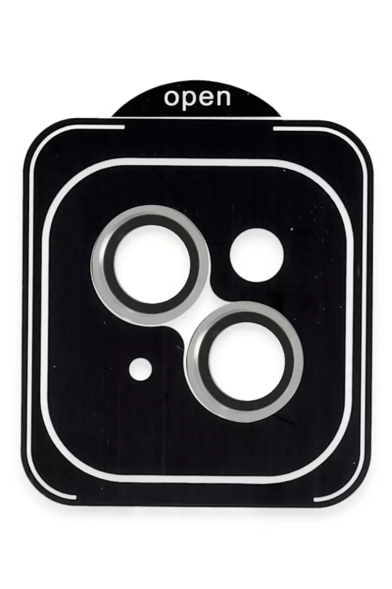 Joko Apple iPhone 13 PVD Metal Kamera Lens - Gümüş