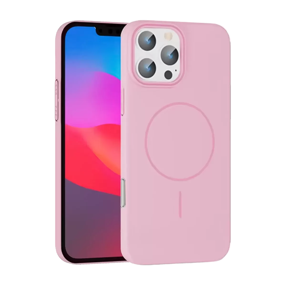 Joko Apple iPhone 16 Pro Max Broş Magsafe Kapak - Pembe