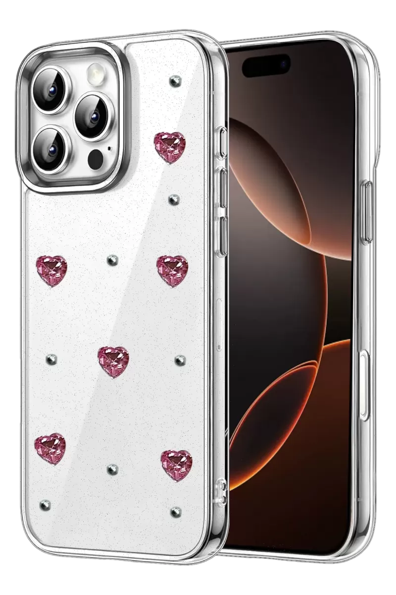 Newface Apple iPhone 16 Pro Fiyonk Desenli Kapak - Desen 3