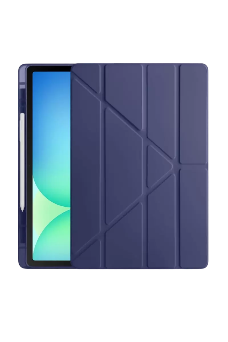 Newface Samsung Galaxy Tab S10 FE Plus 13.1 Kalemlikli Hugo Tablet Kılıfı - Lacivert