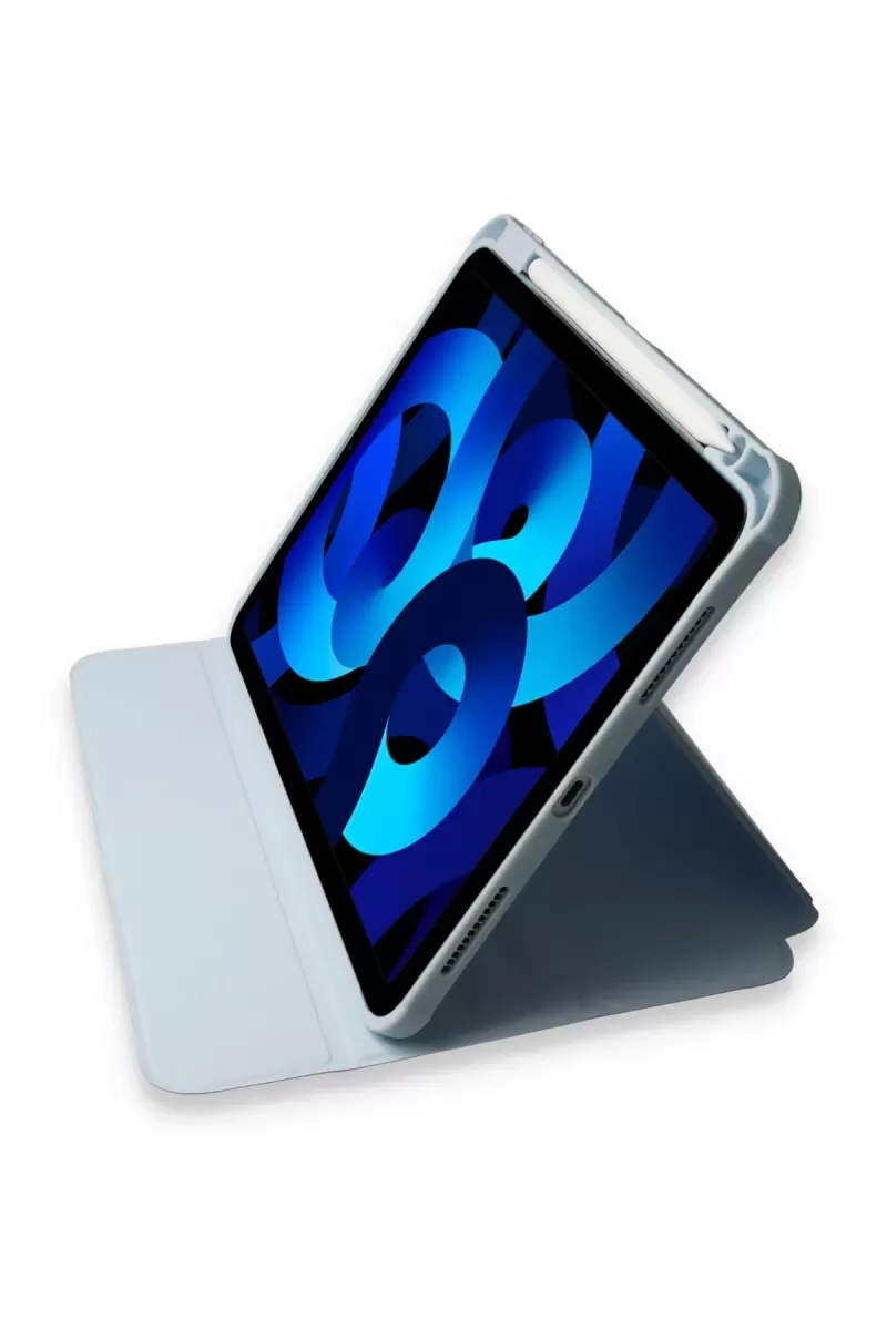 Newface Apple iPad 10.2 (7.nesil) Kılıf Starling 360 Kalemlikli Tablet Kılıf - Mavi