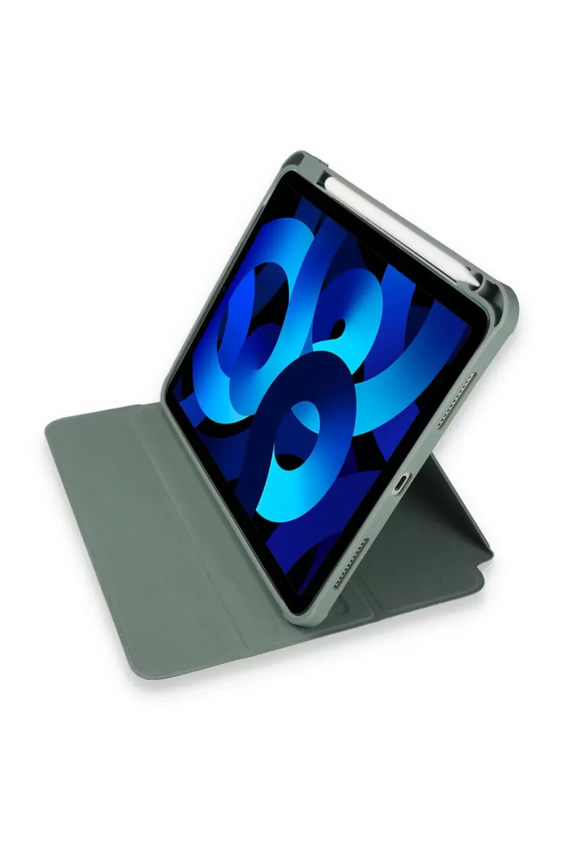 Newface Apple iPad 10.2 (7.nesil) Kılıf Starling 360 Kalemlikli Tablet Kılıf - Koyu Yeşil