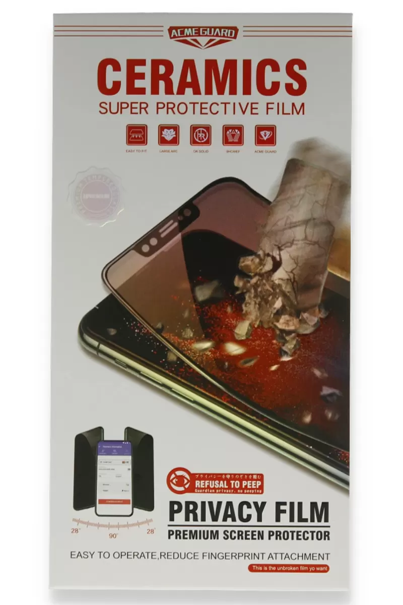 Newface Apple iPhone 6 Seramik Hayalet Nano Ekran Koruyucu - Siyah