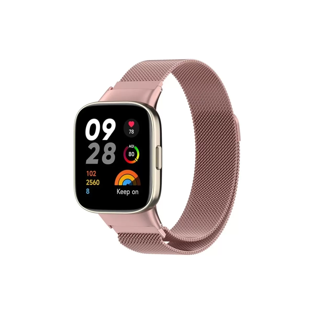 Newface Xiaomi Redmi Watch 3 Metal Mıknatıslı Kordon - Rose