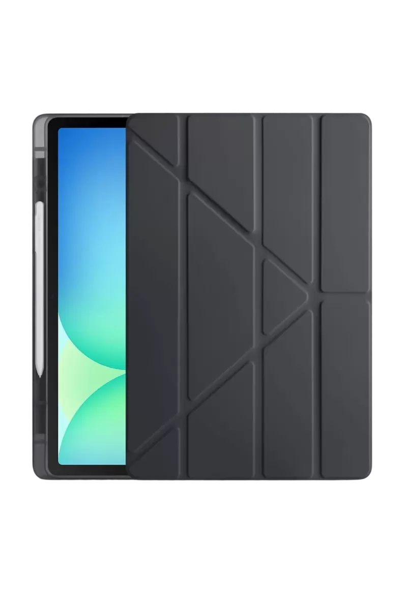 Newface Samsung Galaxy Tab S10 FE Plus 13.1 Kalemlikli Hugo Tablet Kılıfı - Siyah