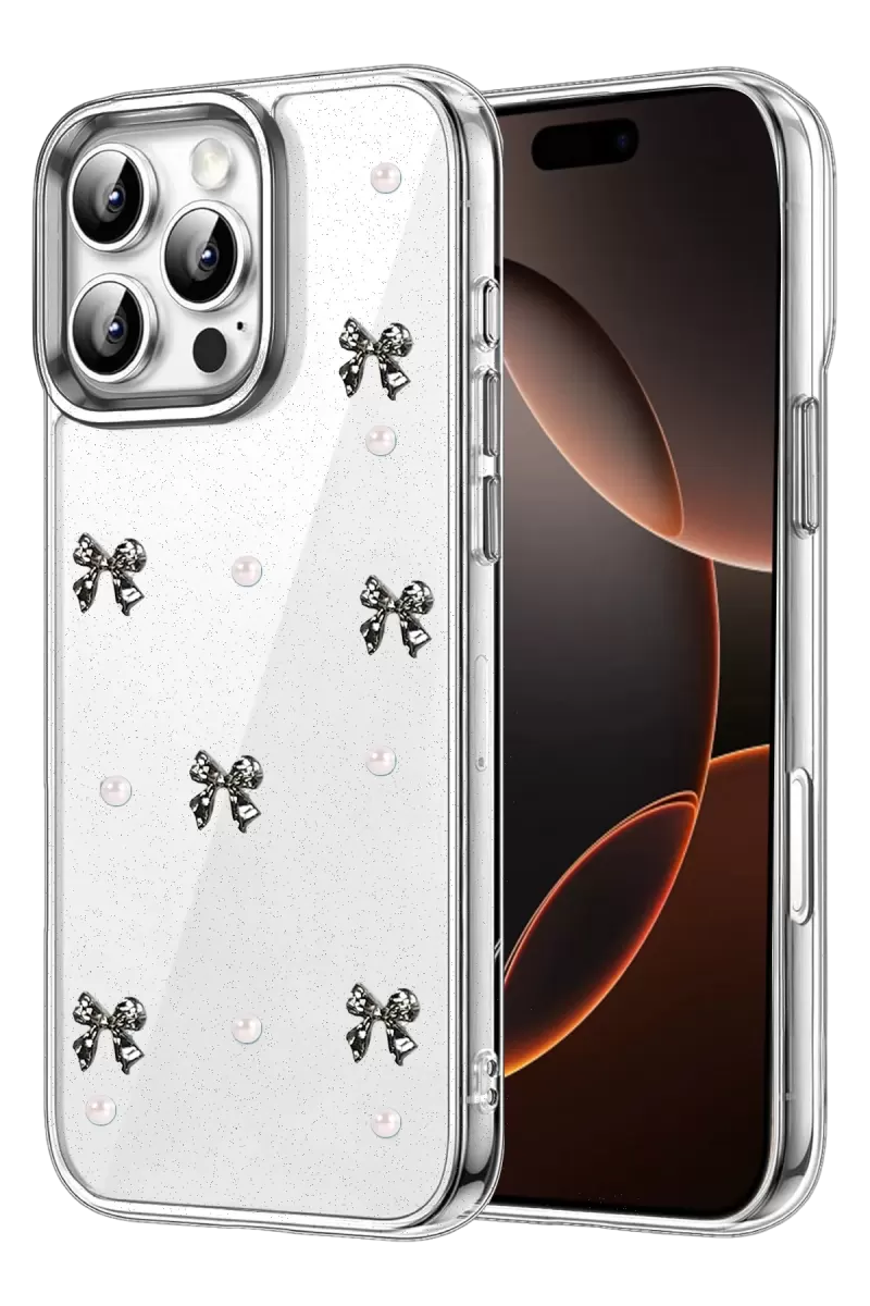 Newface Apple iPhone 16 Pro Fiyonk Desenli Kapak - Desen 8