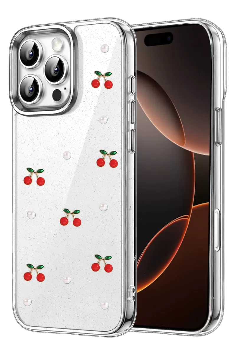 Newface Apple iPhone 16 Pro Fiyonk Desenli Kapak - Desen 9