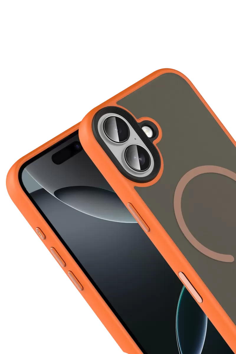 Joko Apple iPhone 17 Megane Magsafe Kapak - Turuncu