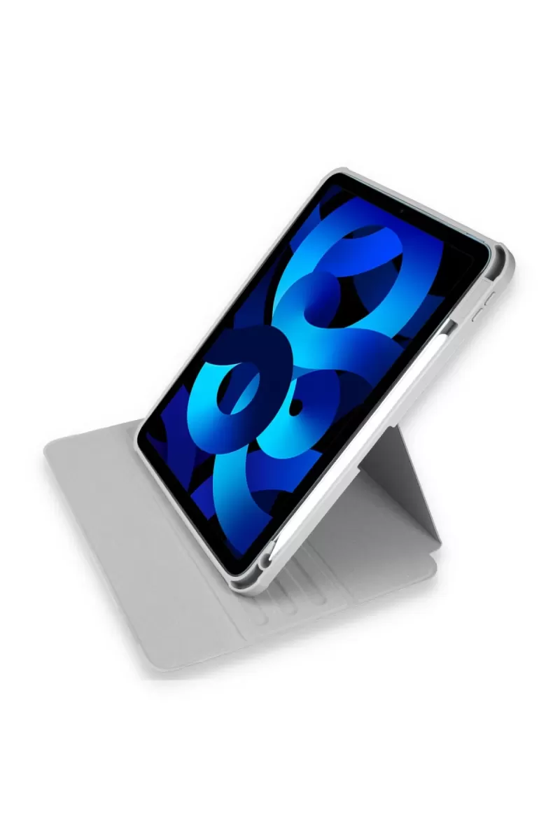 Newface Apple iPad 10.2 (7.nesil) Kılıf Starling 360 Kalemlikli Tablet Kılıf - Gri