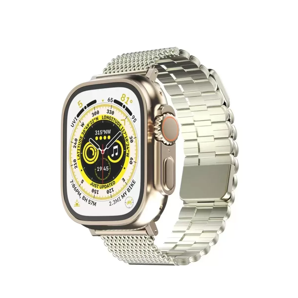 Newface Apple Watch 38mm Ascend Metal Kordon - Yıldız Işığı