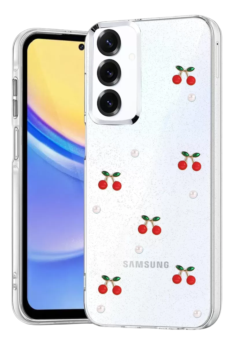 Newface Samsung Galaxy A34 5G Fiyonk Desenli Kapak - Desen 9