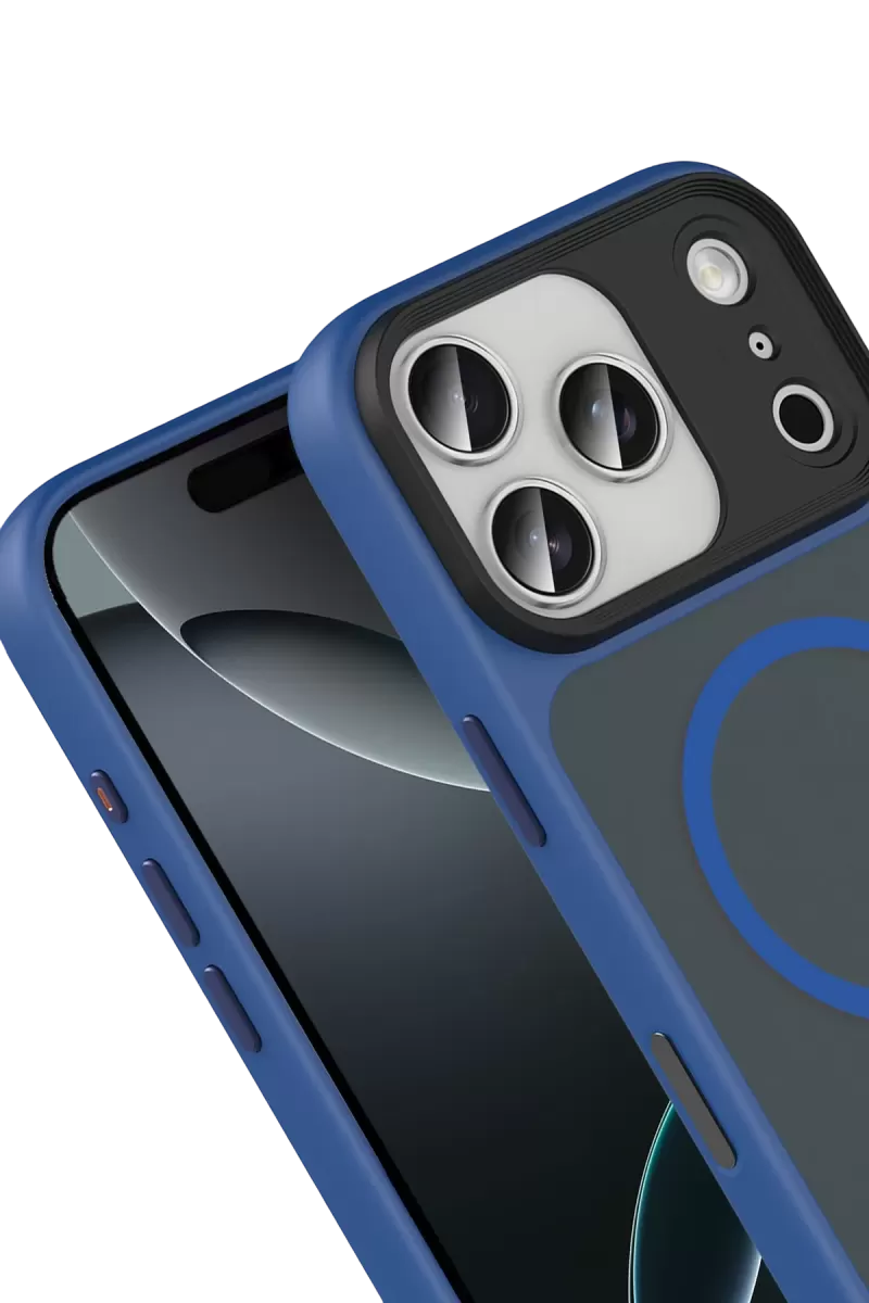Joko Apple iPhone 17 Pro Megane Magsafe Kapak - Lacivert