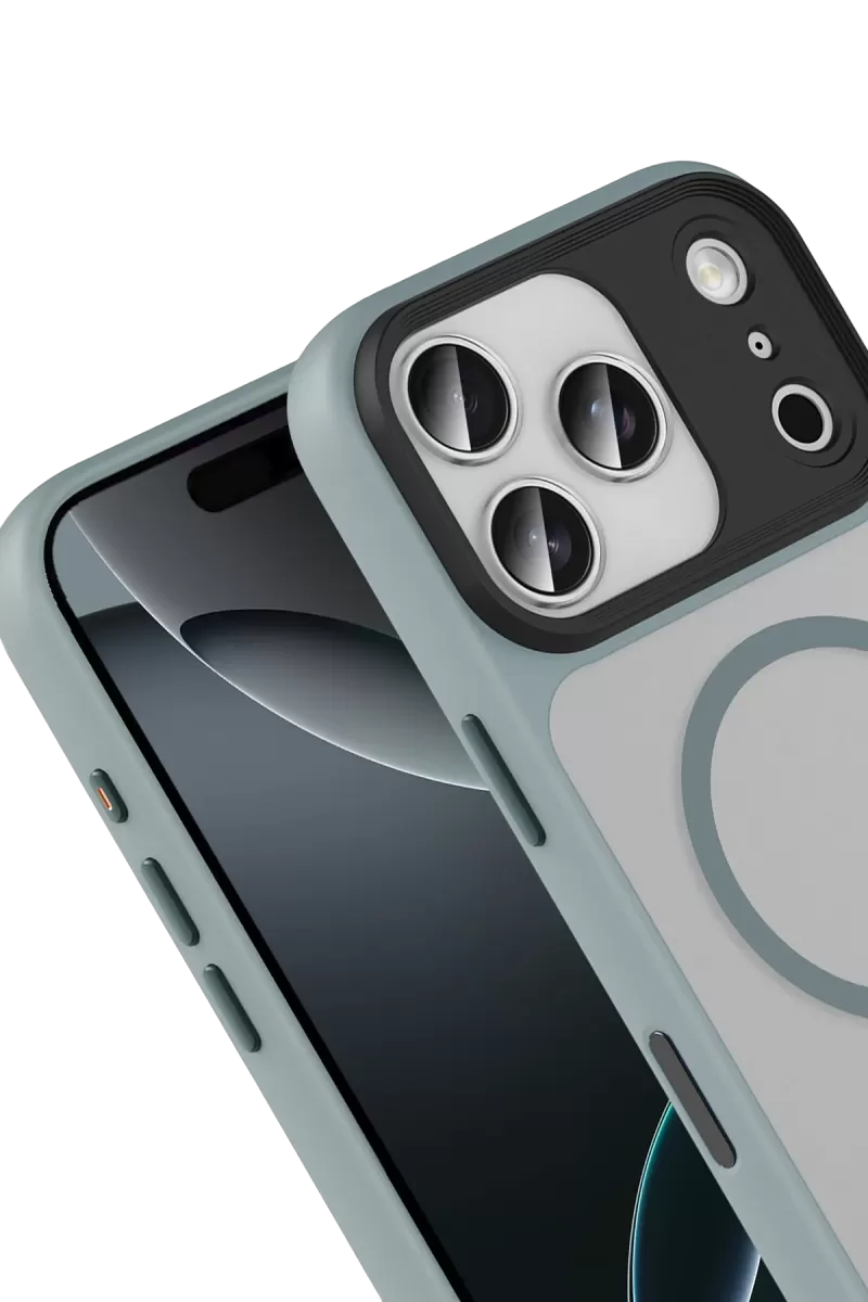Joko Apple iPhone 17 Pro Megane Magsafe Kapak - Titan Gri
