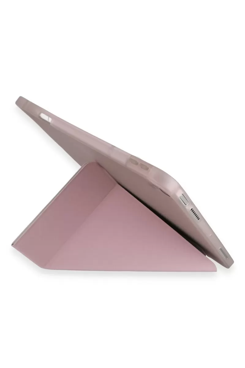 Newface Xiaomi Redmi Pad SE Kılıf Kalemlikli Mars Tablet Kılıfı - Rose Gold