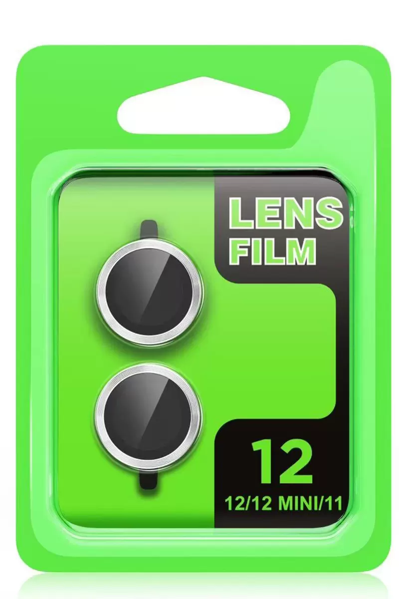 Newface Apple iPhone 12 Raze Metal Kamera Lens - Yeşil