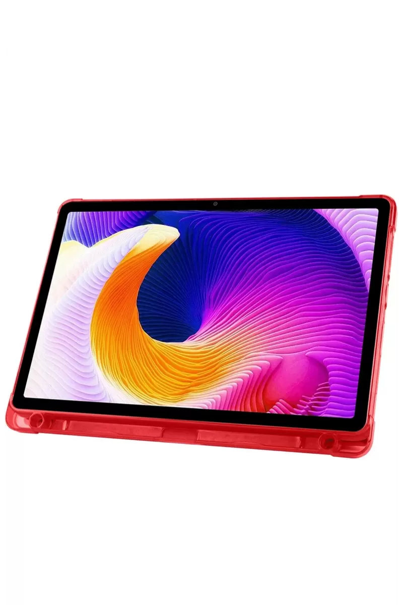 Newface Xiaomi Redmi Pad SE Kılıf Kalemlikli Mars Tablet Kılıfı - Kırmızı