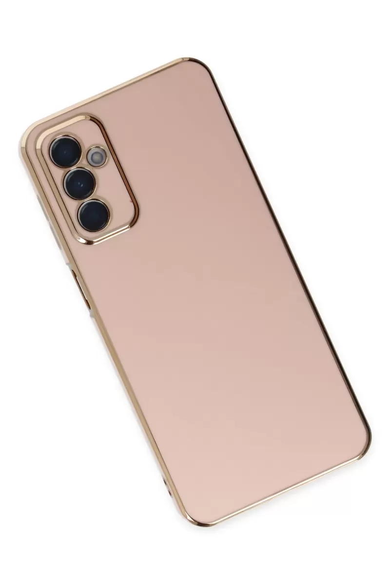 Newface Samsung Galaxy M23 Kılıf Volet Silikon - Pembe