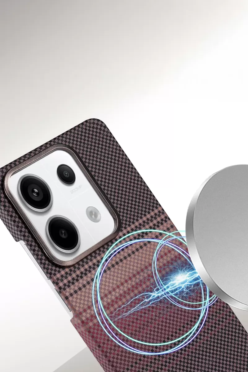 Newface Xiaomi Redmi Note 13 Pro 4G Vega Magsafe Kapak - Mavi