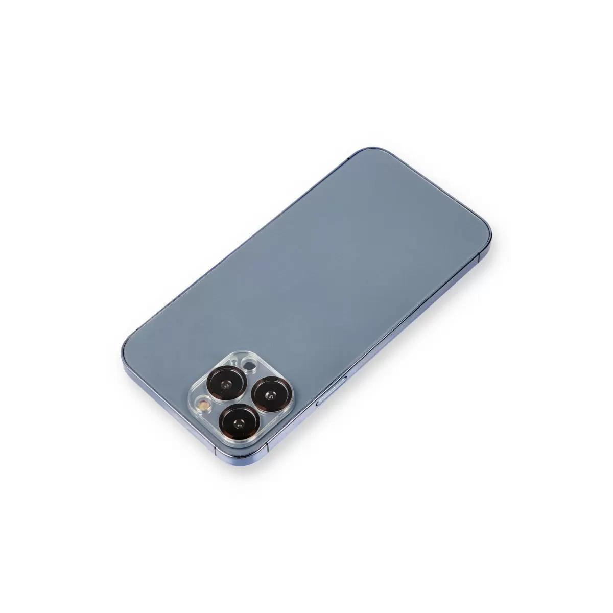 Newface Apple iPhone 12 Pro Max Metal Kamera Lens Koruma Cam - Siyah