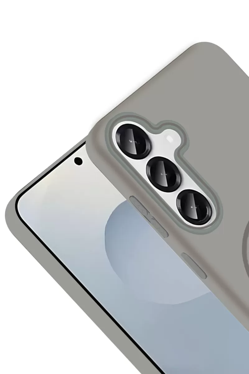 Joko Samsung Galaxy S23 FE Broş Magsafe Kapak - Titan Gri