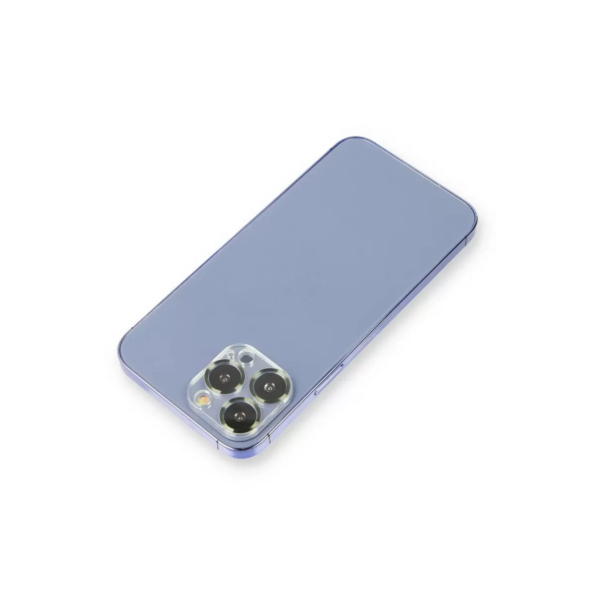 Newface Apple iPhone 13 Pro Metal Kamera Lens Koruma Cam - Koyu Yeşil